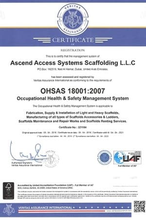 OHSAS Certified